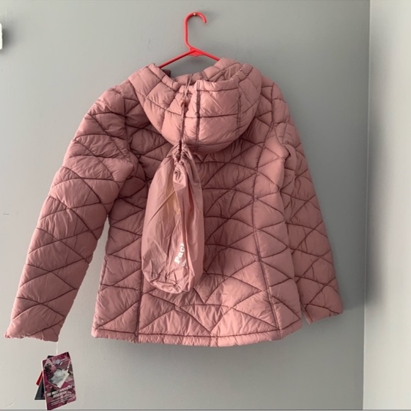 Reebok Dusty Rose Packable Full Zip Coat Size M - Picture 11 of 11